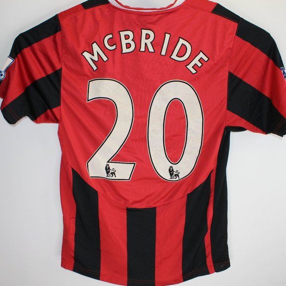 RARE VTG Brian McBride Nike Fulham Jersey Shirt S